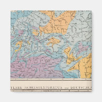 Rainfall map of Germany
