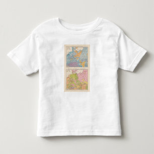 Rainfall map of Germany Toddler T-Shirt