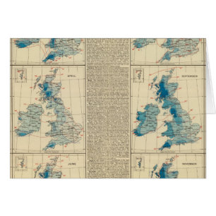 Rainfall, temperature, British Isles
