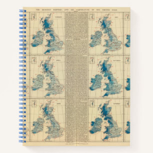 Rainfall, temperature, British Isles Notebook