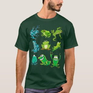 Rainforest Amphibian Kids Gift Idea Cute Frog T-Shirt