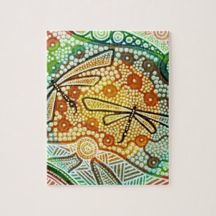 Rainforest Dragonflies Jigsaw Puzzle