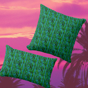Rainforest Dreams Tropical Bamboo Forest Cushion