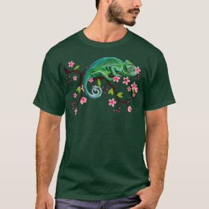 Rainforest Flower Chameleon T-Shirt