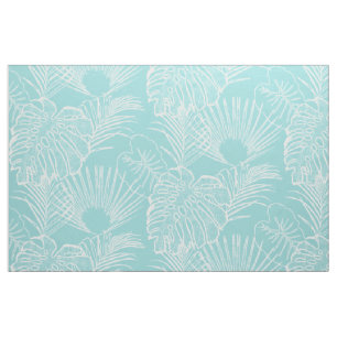 Rainforest Jungle Leaf Leaves Modern Simple Lines Fabric