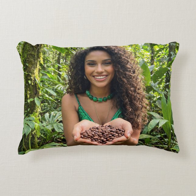 RAINFOREST LOVE  DECORATIVE CUSHION (Front)