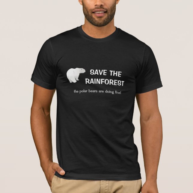 Rainforest Polar Bear T-Shirt (Front)