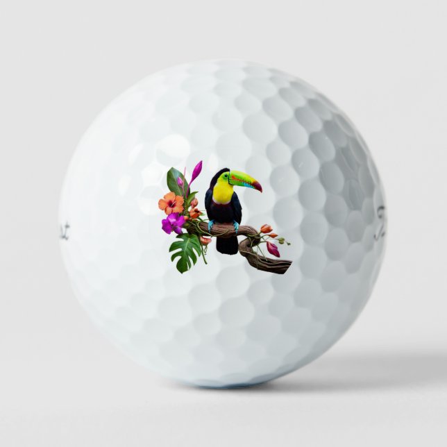 "Rainforest Radiance" Golf Balls (Front)