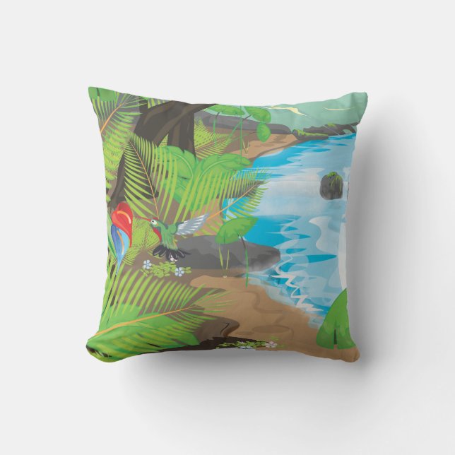Rainforest River Cushion (Front)