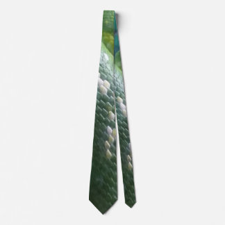Rainforest snakeskin tie