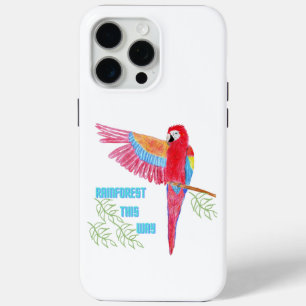 Rainforest this way iPhone 15 pro max case