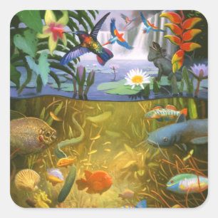Rainforest  Wildlife Sticker