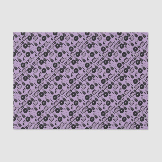 rainha gotica purpura tissue paper (Front)