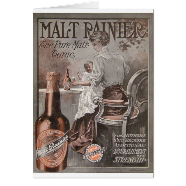 Rainier Beer ad (1909) Mother Advertisment (Front)