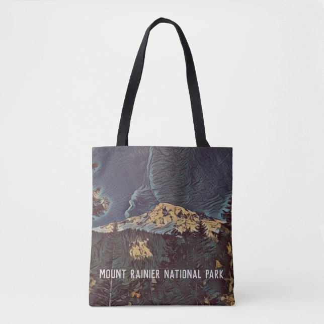 Rainier Summit Personalised Tote Bag (Front)