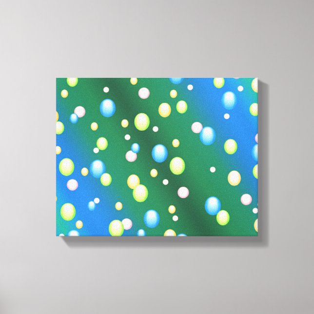 Raining Bubbles Canvas Print (Front)