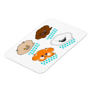 Raining Cats and Dogs - Magnet