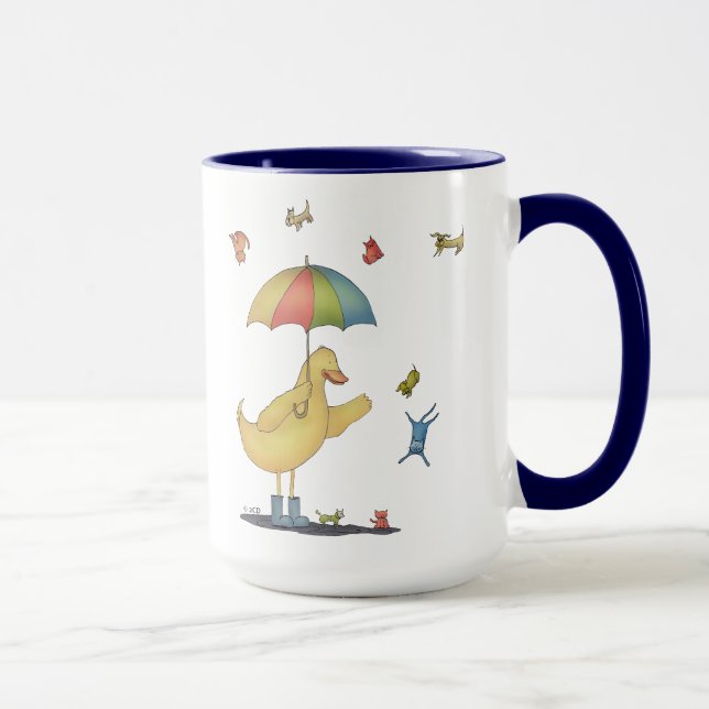 Raining Cats and Dogs Mug (Right)