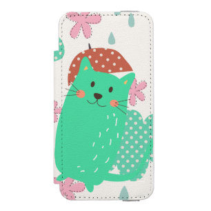 Raining Cats Incipio Watson™ iPhone 5 Wallet Case