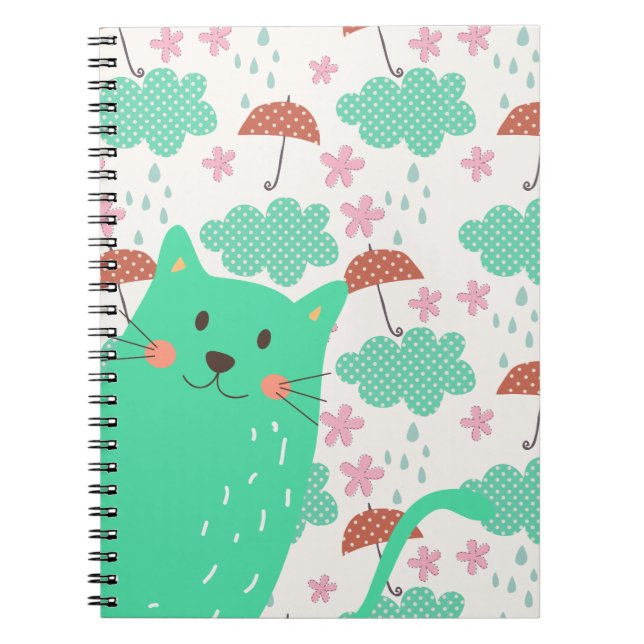 Raining Cats Notebook (Front)