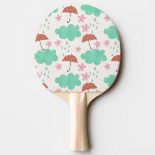 Raining Cats Ping Pong Paddle