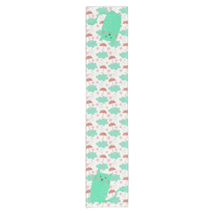 Raining Cats Short Table Runner