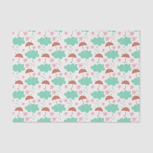 Raining Cats Tissue Paper (Front)