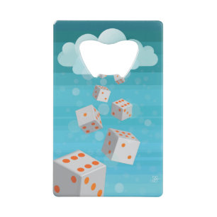 Raining Dice CC Bottle Opener