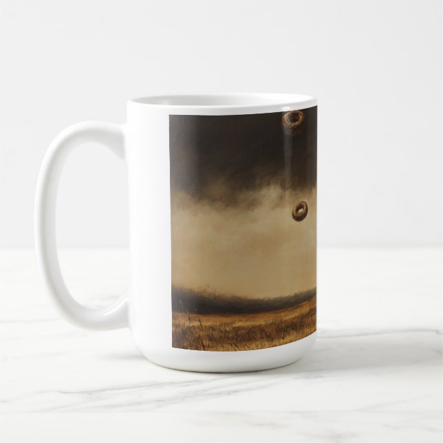 Raining Donuts Coffee Mug (Left)