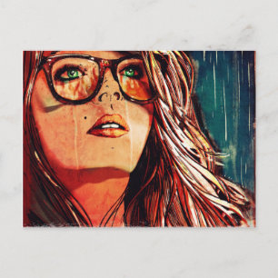 Raining Fire Postcard