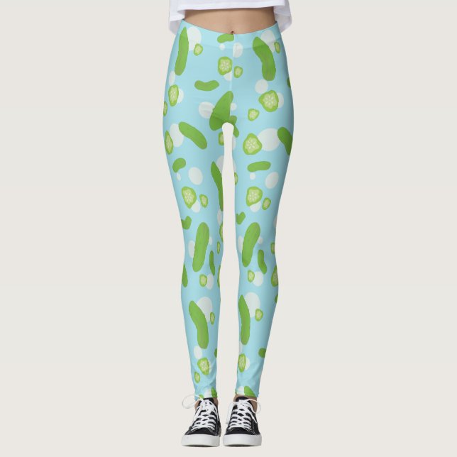 Raining Pickles Leggings (Front)