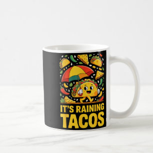 Raining tacos funny umbrella salsa nachos chip coffee mug