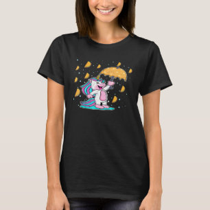 Raining Tacos Unicorn  Umbrella Cinco De Mayo T-Shirt