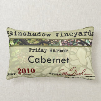 Rainshadow Vineyards Cabernet Lumbar Pillow
