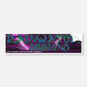 RAINWATER DESIGNS BUMPER STICKER