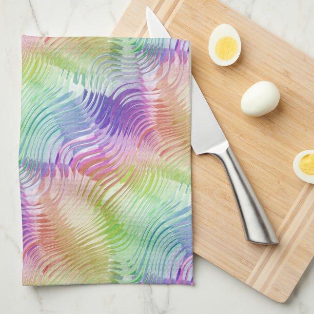 rainwave ultradeluxe : tea towel (Quarter Fold)