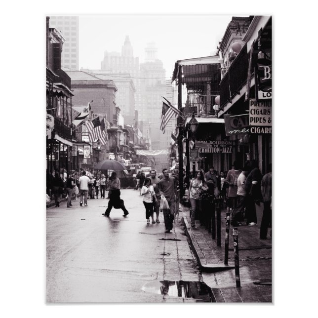 Rainy Bourbon Photo Print (Front)