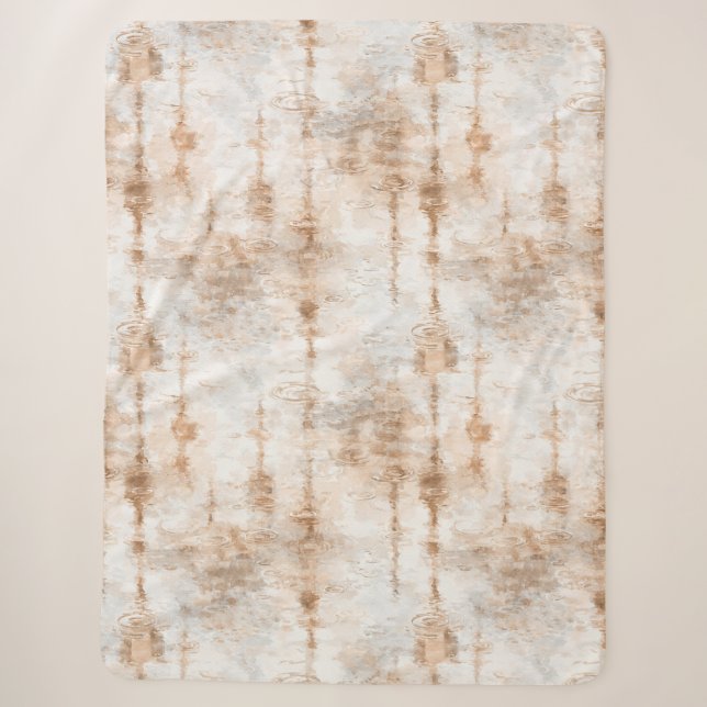 Rainy Day Abstract   Sherpa Blanket (Front)
