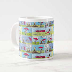 Rainy Day At The Baseball Game Large Coffee Mug