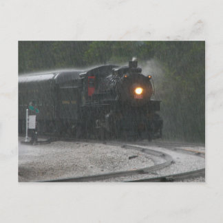 Rainy Day at the Tennessee Valley Railroad Museum Postcard