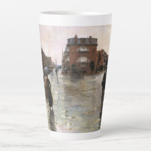 Rainy Day, Boston by Frederick Childe Hassam Latte Mug