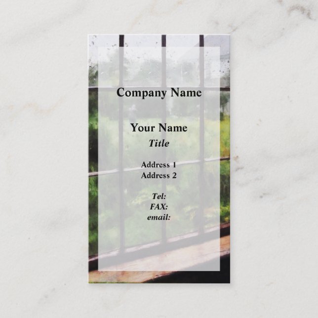 Rainy Day Business Card (Front)