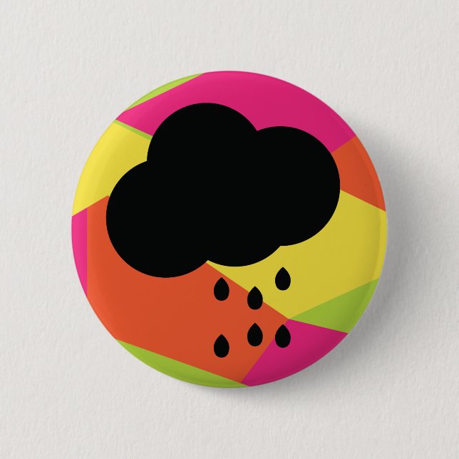 Rainy Day Cloud Button Pins (Front)