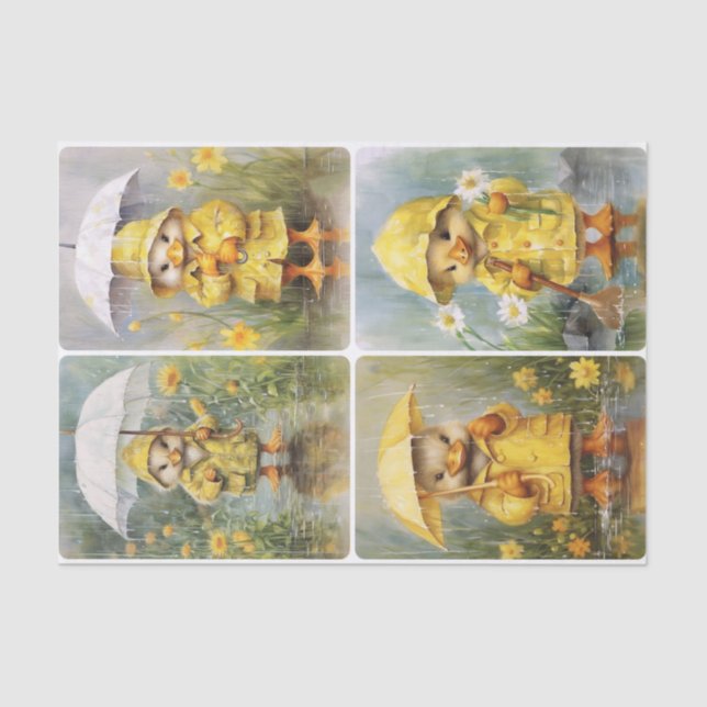 Rainy Day Dewy  Tissue Paper (Front)