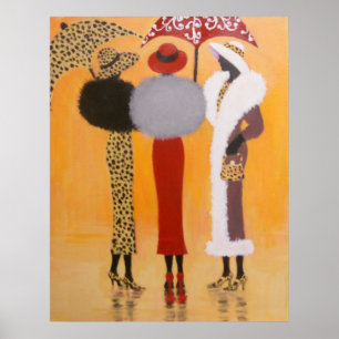 RAINY DAY FRIENDS POSTER