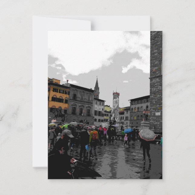 Rainy Day in Florence Italy Landscape Photography (Front)