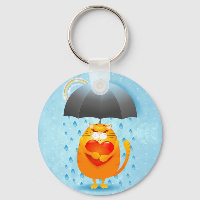 Rainy Day Key Ring (Front)