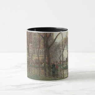 Rainy Day, Madison Square, New York, Paul Cornoyer Mug