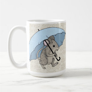 Rainy Day Mouse Coffee Mug