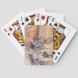 Rainy Day on Fifth Avenue (New York City) Playing Cards